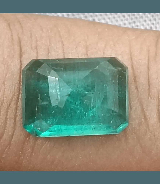 3.14ct Zambian Emerald GSI Certified - SMSGEMS 
