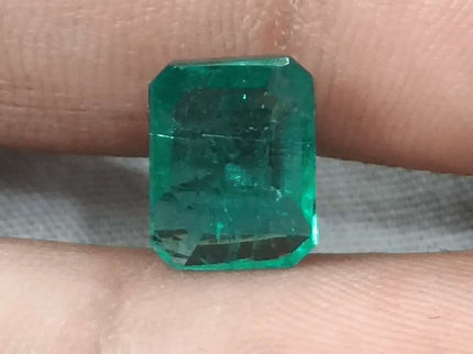 3.14ct Zambian Emerald GSI Certified - SMSGEMS 