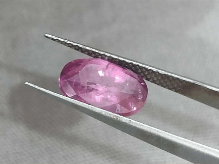 3.29ct GSI Certified Pink Purple Ceylon Sapphire - SMSGEMS 