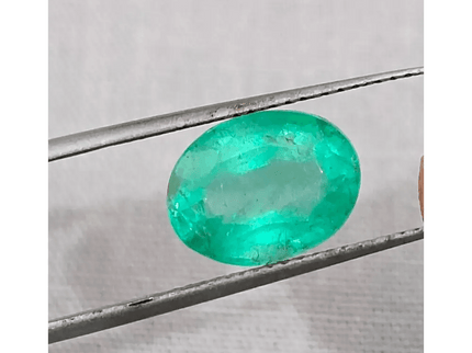 3.33ct Seafoam Green Emerald Certified by GSI - SMSGEMS 