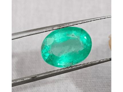 3.33ct Seafoam Green Emerald Certified by GSI - SMSGEMS 