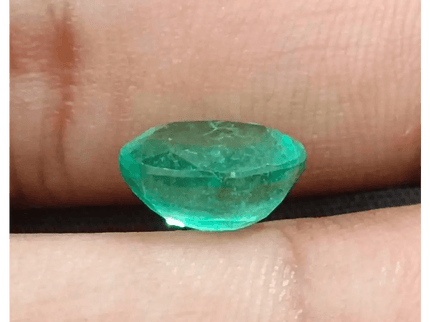 3.33ct Seafoam Green Emerald Certified by GSI - SMSGEMS 