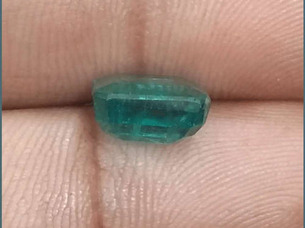 3.42ct Deep Green Emerald certified by GSI - SMSGEMS 