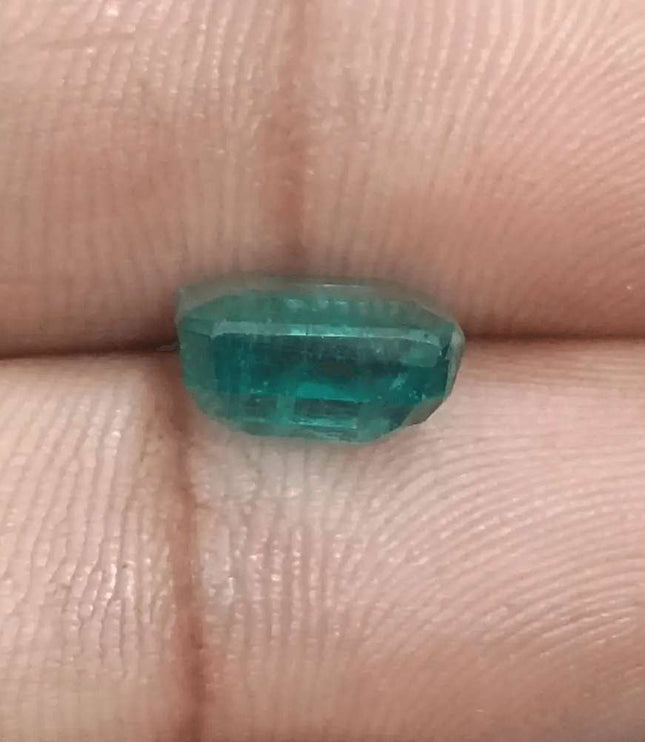 3.42ct Deep Green Emerald certified by GSI - SMSGEMS 