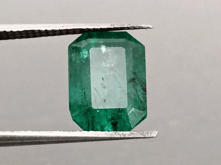 GSI Certified 3.51ct Zambian Emerald , 100% Natural Gem - SMSGEMS 