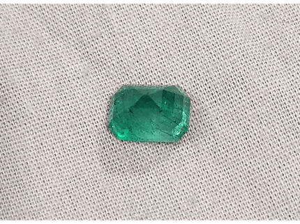 GSI Certified 3.51ct Zambian Emerald , 100% Natural Gem - SMSGEMS 