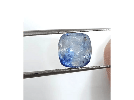 GSI Certified 3.58ct Blue Ceylon Sapphire, Natural untreated Gemstone - SMSGEMS 