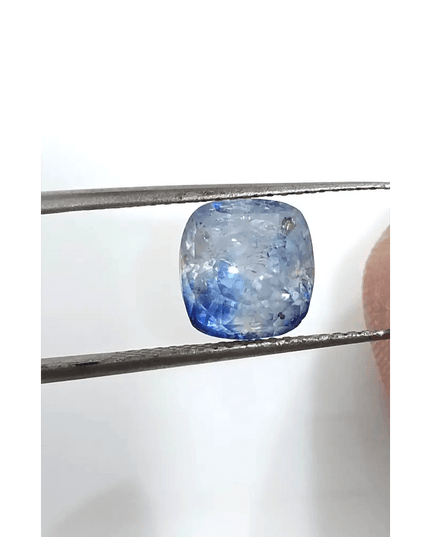 GSI Certified 3.58ct Blue Ceylon Sapphire, Natural untreated Gemstone - SMSGEMS 