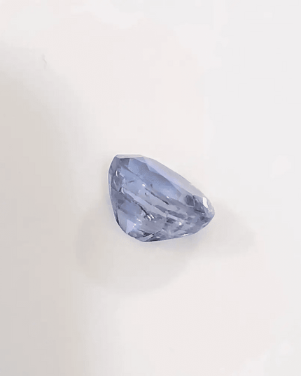 GSI Certified 3.58ct Blue Ceylon Sapphire, Natural untreated Gemstone - SMSGEMS 