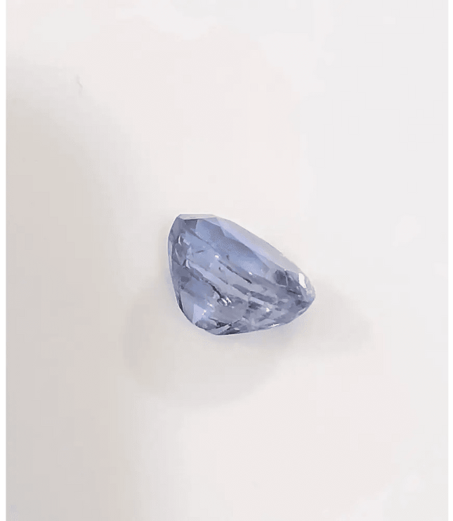 GSI Certified 3.58ct Blue Ceylon Sapphire, Natural untreated Gemstone - SMSGEMS 