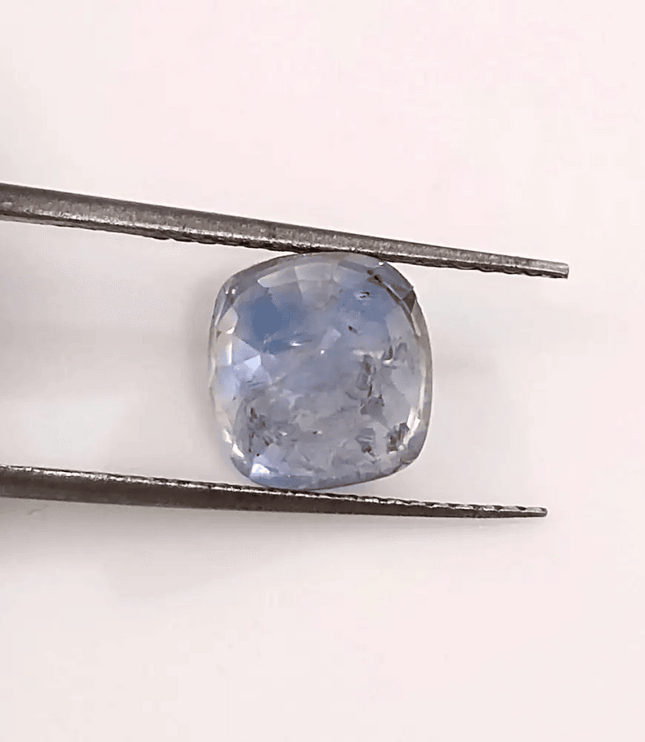 GSI Certified 3.58ct Blue Ceylon Sapphire, Natural untreated Gemstone - SMSGEMS 