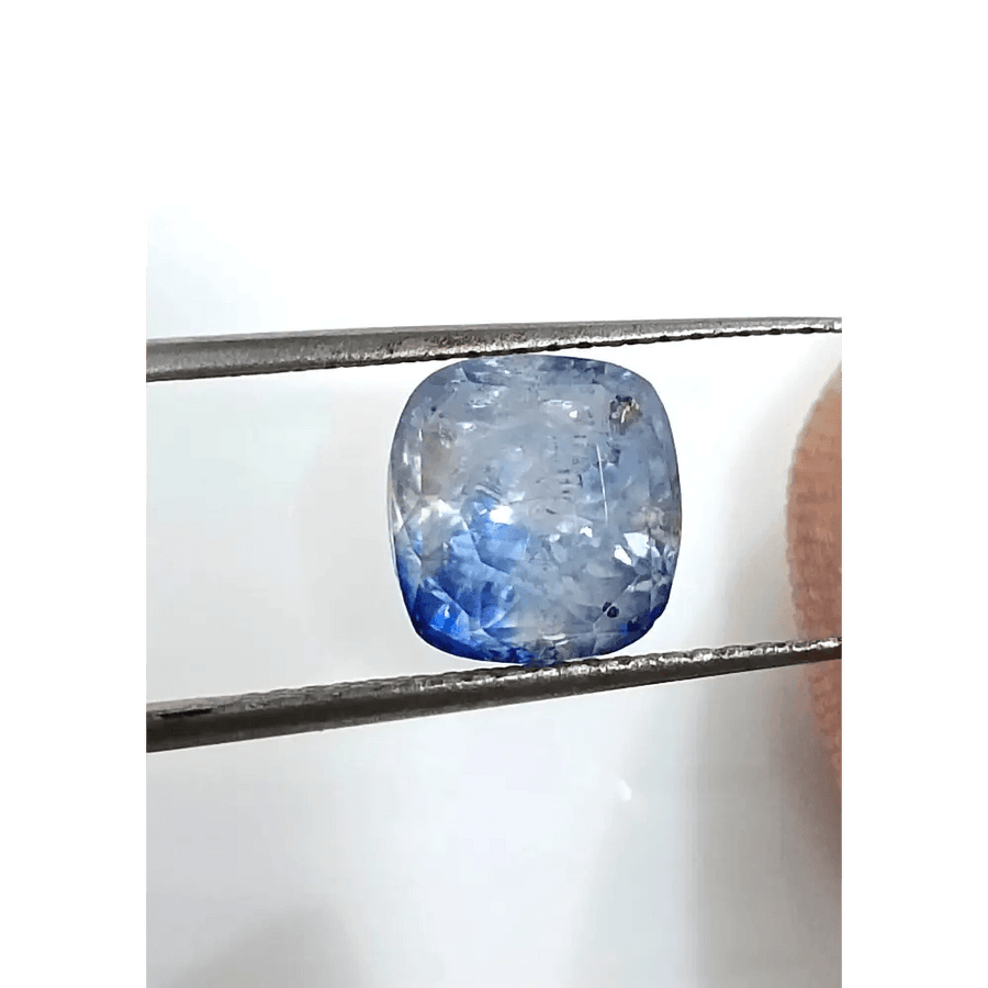GSI Certified 3.58ct Blue Ceylon Sapphire, Natural untreated Gemstone - SMSGEMS 