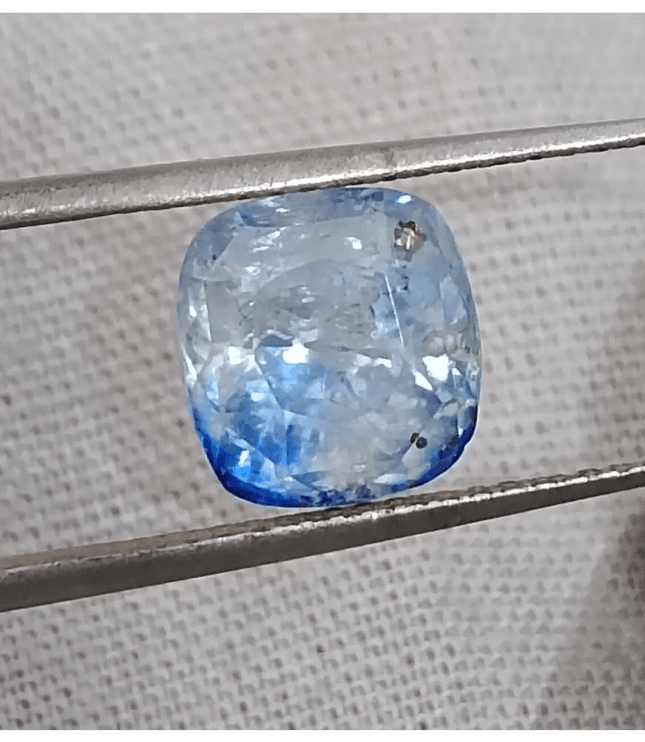 GSI Certified 3.58ct Blue Ceylon Sapphire, Natural untreated Gemstone - SMSGEMS 