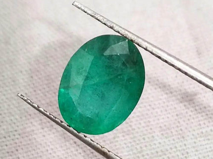 3.59ct Zambian Emerald Natural GSI Certified - SMSGEMS 
