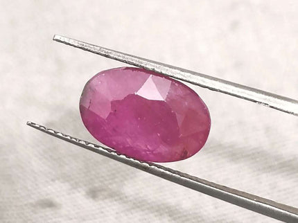3.86ct Ruby Untreated Gemstone GSI Certified - SMSGEMS 