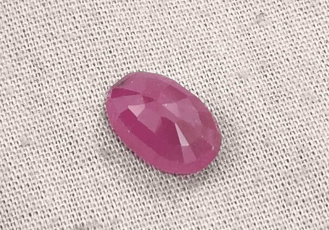 3.86ct Ruby Untreated Gemstone GSI Certified - SMSGEMS 