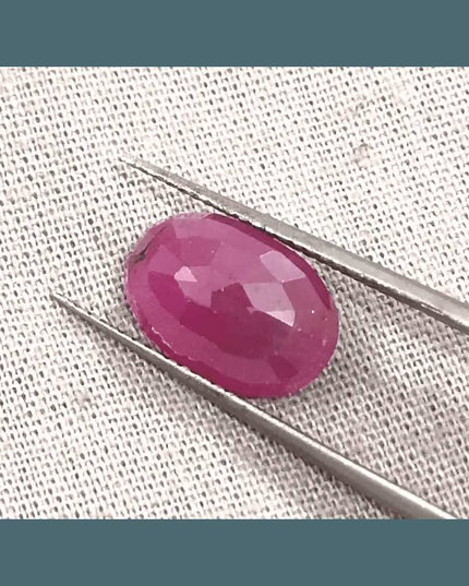 3.86ct Ruby Untreated Gemstone GSI Certified - SMSGEMS 