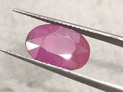 3.86ct Ruby Untreated Gemstone GSI Certified - SMSGEMS 