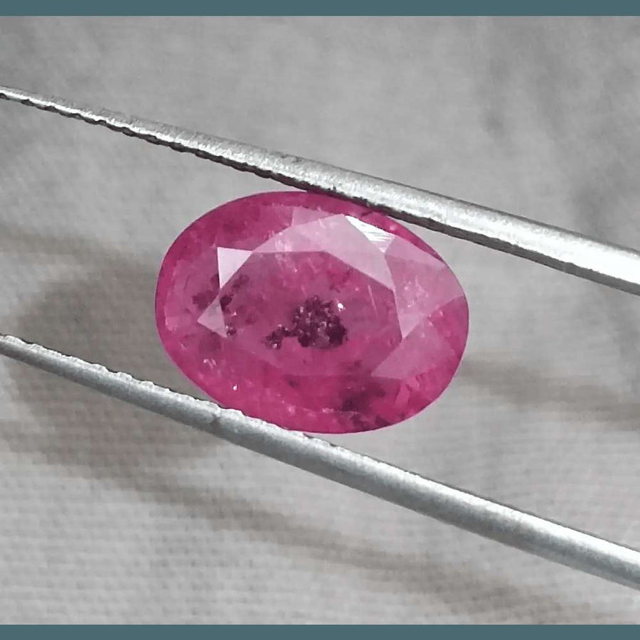 GSI Certified 3.98ct Sri Lanka Ruby, Natural Heated Gemstone - SMSGEMS 