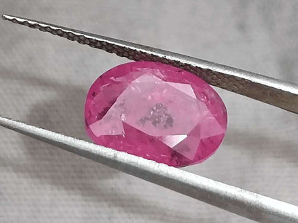 GSI Certified 3.98ct Sri Lanka Ruby, Natural Heated Gemstone - SMSGEMS 