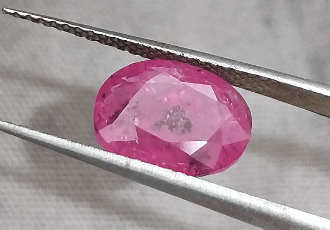 GSI Certified 3.98ct Sri Lanka Ruby, Natural Heated Gemstone - SMSGEMS 