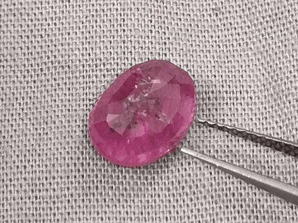 GSI Certified 3.98ct Sri Lanka Ruby, Natural Heated Gemstone - SMSGEMS 
