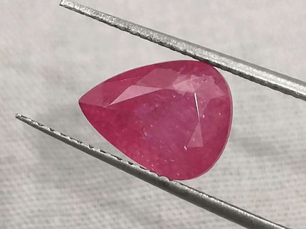 4.12ct Mozambique Ruby Natural Untreated Gemstone GSI Certified - SMSGEMS 