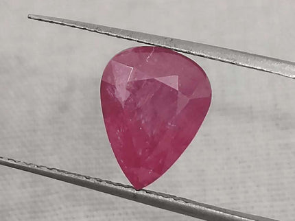 4.12ct Mozambique Ruby Natural Untreated Gemstone GSI Certified - SMSGEMS 