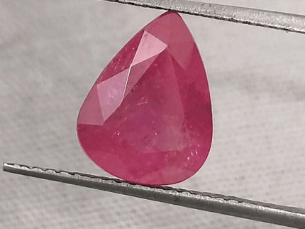 4.12ct Mozambique Ruby Natural Untreated Gemstone GSI Certified - SMSGEMS 