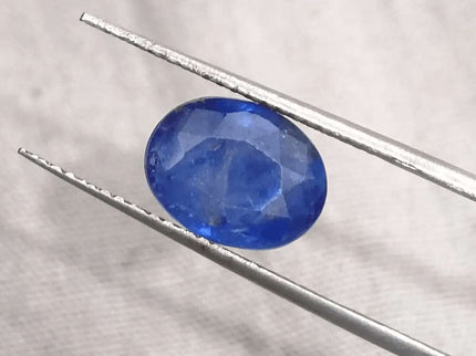 4.15ct Blue Ceylon Sapphire GSI Certified - SMSGEMS 