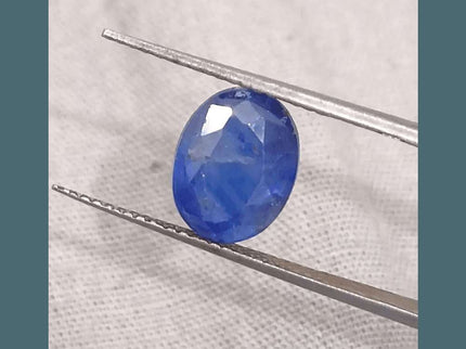 4.15ct Blue Ceylon Sapphire GSI Certified - SMSGEMS 