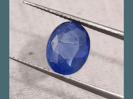 4.15ct Blue Ceylon Sapphire GSI Certified - SMSGEMS 
