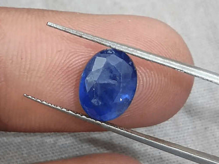 4.15ct Blue Ceylon Sapphire GSI Certified - SMSGEMS 