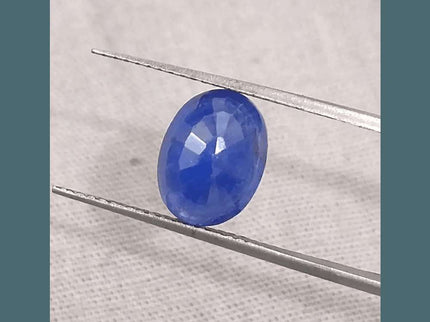 4.15ct Blue Ceylon Sapphire GSI Certified - SMSGEMS 