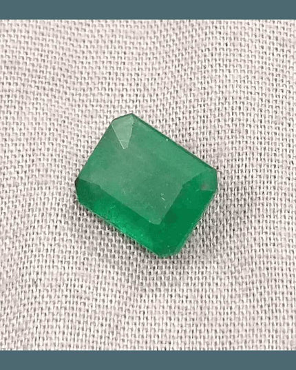 GSI Certified 4.17ct Velvet Green Emerald Natural Earth Mined Gemstone - SMSGEMS 