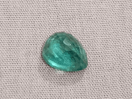 GSI Certified 4.19ct Medium Deep Zambian Emerald, Natural Earth Mined Gemstone - SMSGEMS 