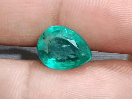 GSI Certified 4.19ct Medium Deep Zambian Emerald, Natural Earth Mined Gemstone - SMSGEMS 