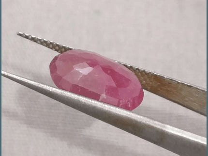 GSI Certified 4.39ct Ruby Natural Untreated Gemstone - SMSGEMS 