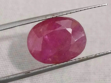 GSI Certified 4.39ct Ruby Natural Untreated Gemstone - SMSGEMS 