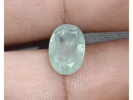 GSI Certified 4.49ct Green Ceylon Sapphire, Natural Untreated Gemstone - SMSGEMS 