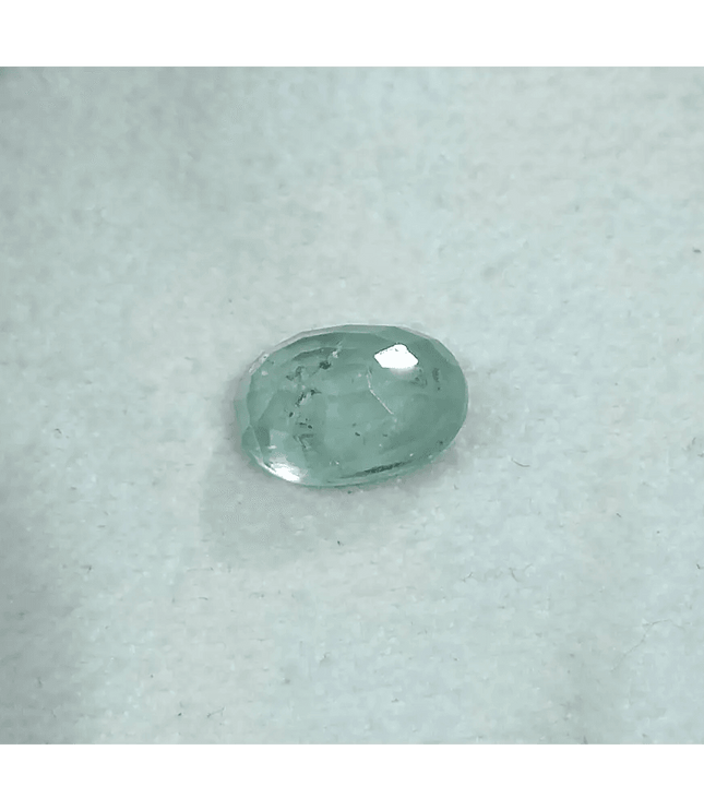 GSI Certified 4.49ct Green Ceylon Sapphire, Natural Untreated Gemstone - SMSGEMS 