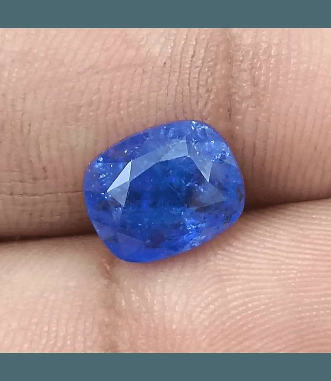 GSI Certified 4.49ct Deep Royal Blue Sapphire - SMSGEMS 