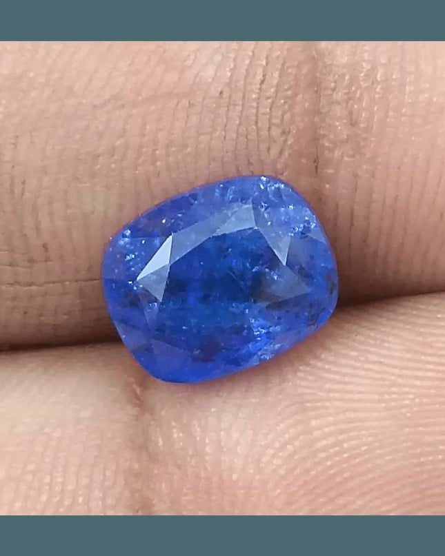 GSI Certified 4.49ct Deep Royal Blue Sapphire - SMSGEMS 