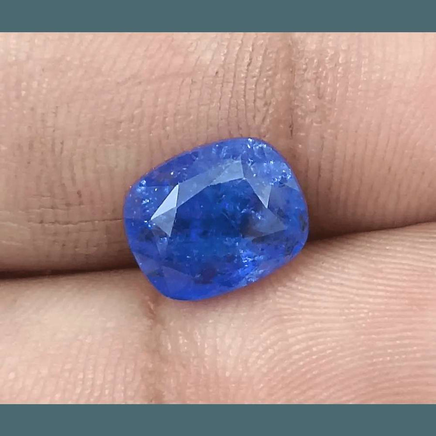 GSI Certified 4.49ct Deep Royal Blue Sapphire - SMSGEMS 