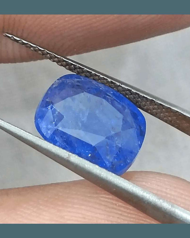 GSI Certified 4.49ct Deep Royal Blue Sapphire - SMSGEMS 