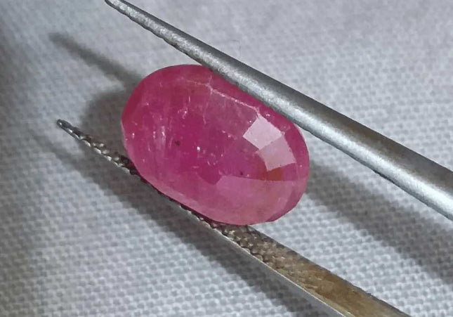 GSI Certified 4.54ct Ruby Natural Untreated Gemstone - SMSGEMS 
