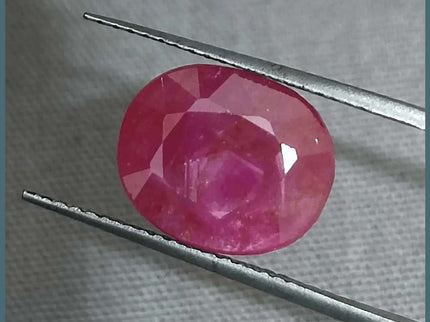 GSI Certified 4.54ct Ruby Natural Untreated Gemstone - SMSGEMS 