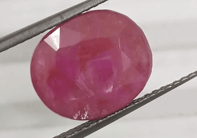 GSI Certified 4.54ct Ruby Natural Untreated Gemstone - SMSGEMS 