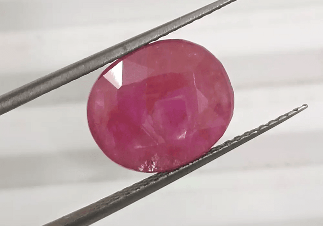 GSI Certified 4.54ct Ruby Natural Untreated Gemstone - SMSGEMS 