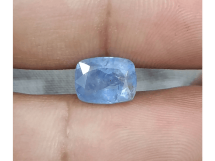GSI Certified 4.59ct Blue Ceylon Sapphire, Natural untreated Gemstone - SMSGEMS 